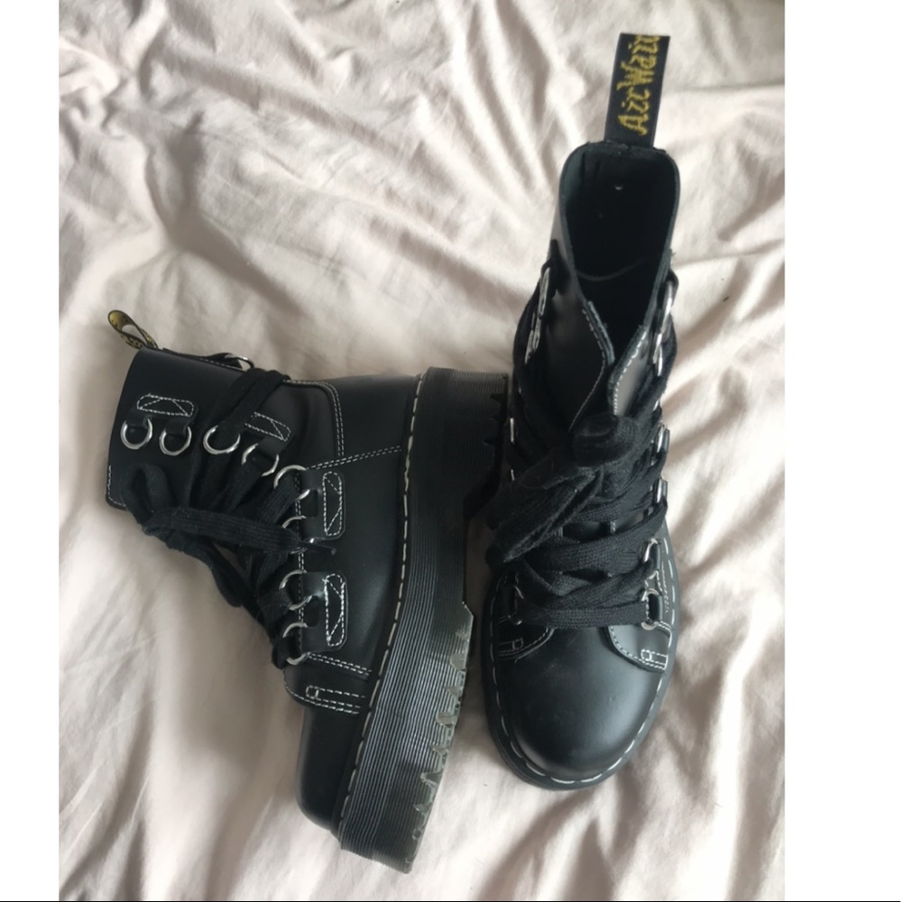 Dr. Marten Jadon XL 8 Eye Boots Size 7 Women